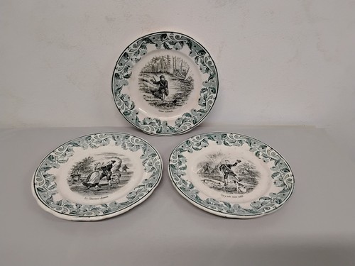 Assiettes parlantes digoin - assiettes,