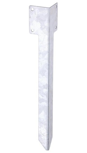 Support angle galvanisé - d'angle,
