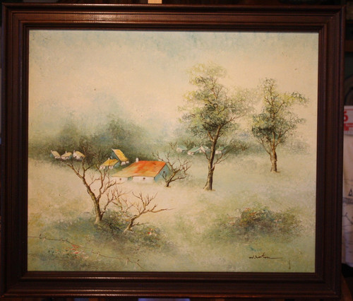 Tableau huile sur - toile, 50x60