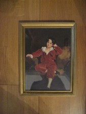 TABLEAU composé d'une CHROMOLITHOGRAPHIE représentant un JEUNE HOMME