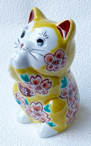 Maneki neko kutani yaki - neko,