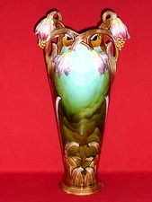 Vase barbotine ONNAING fin XIX