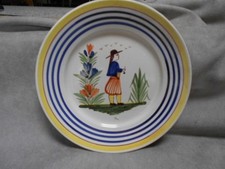 Assiette HB QUIMPER Ancienne