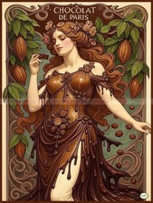 Affiche vintage illustrée - illustrée, –
