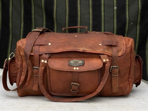 Sac voyage cuir marron - voyage,