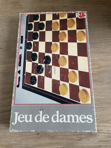 Jeu dames jumbo vintage - jeu,