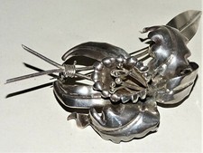 -BELLE ANCIENNE BROCHE ARGENT