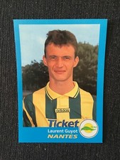 STICKER PANINI FOOT 96 CHAMPIONNAT 1996 LAURENT GUYOT NANTES # 249 RARE MINT