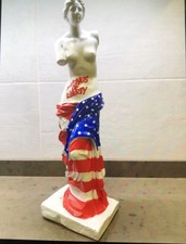 Sculpture De Byleon En Pierre Miss America Street Art Pop Art Signé Main