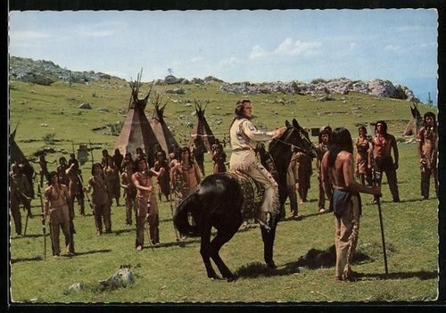 Carte postale winnetou - postale, partie