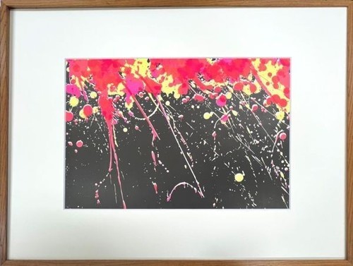 Lithographie walasse ting feux - ting,