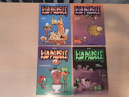 Lot bds kid paddle tomes - 4,