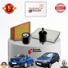 Kit De Révision 4 Filtres Renault Clio II 1.6 16V 81KW 110CV De 2002 À 2005