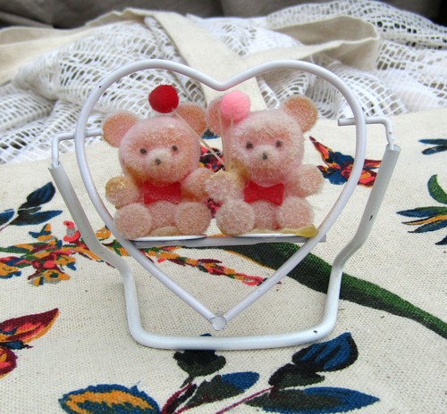 Bibelot vintage oursons sur - vintage,
