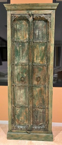 Armoire indienne verte - armoire,