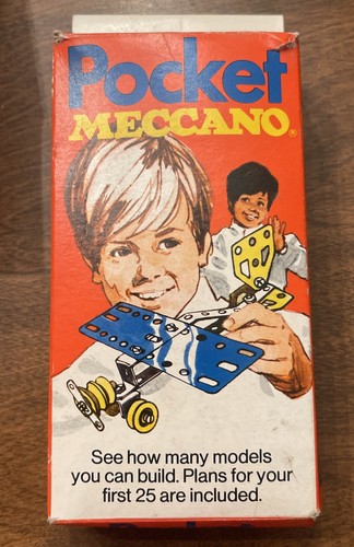Vintage 1974 pocket - pocket, meccano