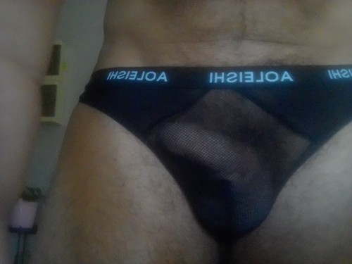 String homme transparent - string,