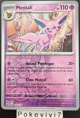 Carte pokemon mentali - carte, 033/131