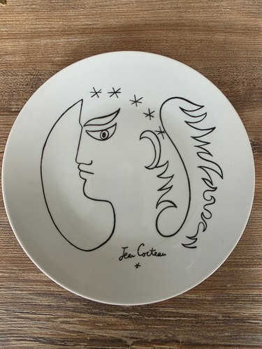Assiette jean cocteau plate - ​assiette,