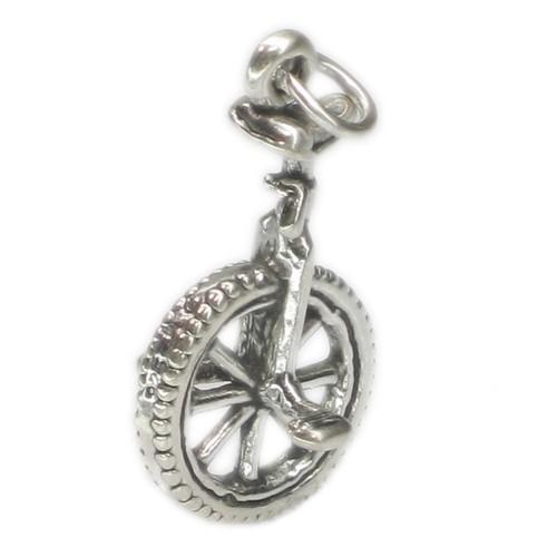 Breloque monocycle argent - monocycle,