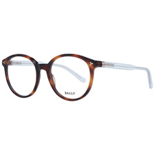 Montures De Lunettes Bally BY5030 052 52Mm Femmes Marron Écaille Ronde