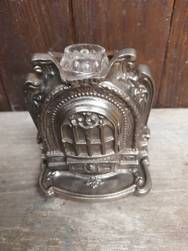 Encrier ancien fonte poele - ancien,