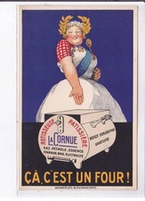 PUBLICITE : rotisseuse patissiere LA CORNUE- "ca c'est un four !"- très bon