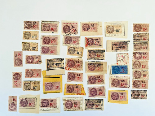 Lot vrac timbres fiscaux - lot,