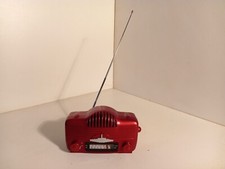 Fabbri radio ancienne 1950 forme calandre voiture americaine plastique AM FM