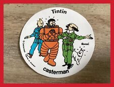 STICKER AUTOCOLLANT COLLECTION FIGURINE PUBLICITAIRE TINTIN ET MILOU CASTERMAN B