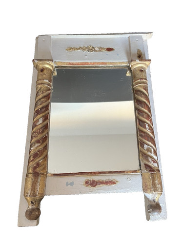 Ancien miroir glace style - miroir, de