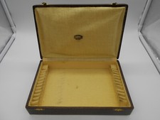 1) COFFRET ÉCRIN POUR MÉNAGÈRE 12 COUVERTS FOURCHETTE CUILLERE EN ARGENT MASSIF