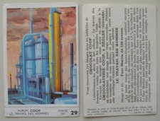 25 Images Chocolat COOP : LE TRAVAIL DES HOMMES 1962 à choisir parmi 80 images