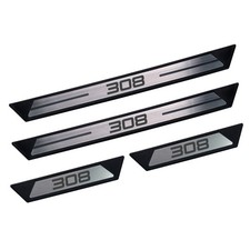 Plaque éraflure de seuil de porte pour Peugeot 308 III 2021-2025 protection...