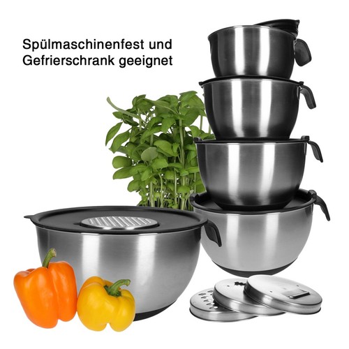 Acier inoxydable bol set - bol,