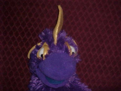 Folkmanis purple monster - 16",