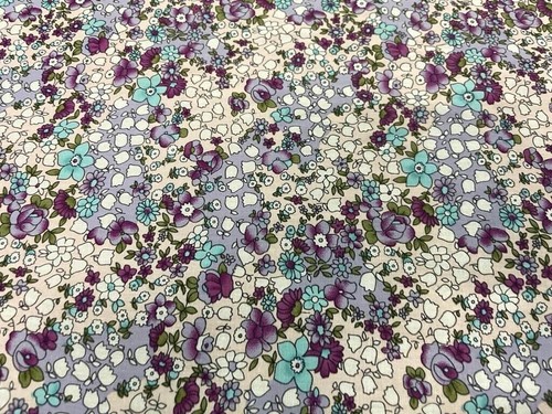Tissu popeline style liberty - tissu,