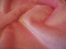 Tissu En Fausse Fourrure En Peluche Douce - PINK FLEUR