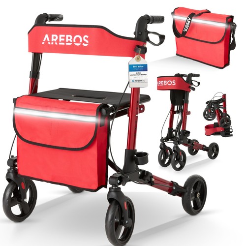 Arebos déambulateur pliable - arebos,