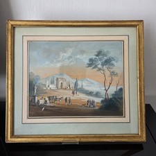 Tableau XVIIIè Signé HR