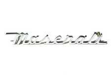 Emblème Armes Écrit Maserati