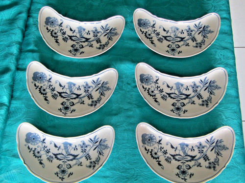 Assiettes salade blue - 6, a