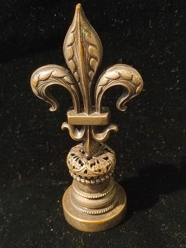 Bronze argenté fleur - de, lys