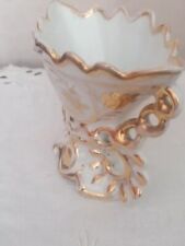 petit vase mariée église porcelaine de Paris 10 Cm