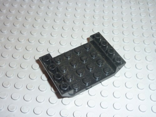 Lego black slope brick - black,