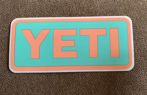 New authentic yeti sticker - new,