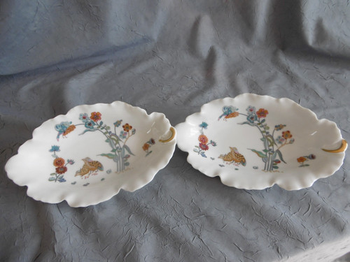 Deux raviers porcelaine - deux,