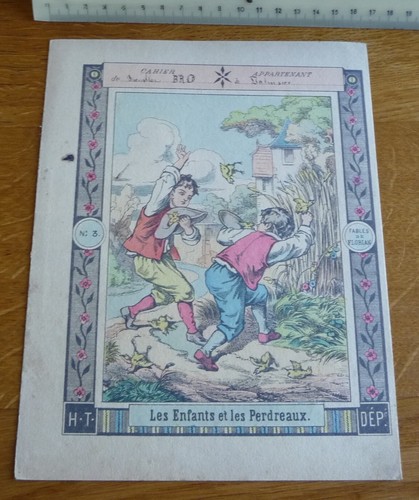 Ancien protège cahier - ancien, protège-cahier
