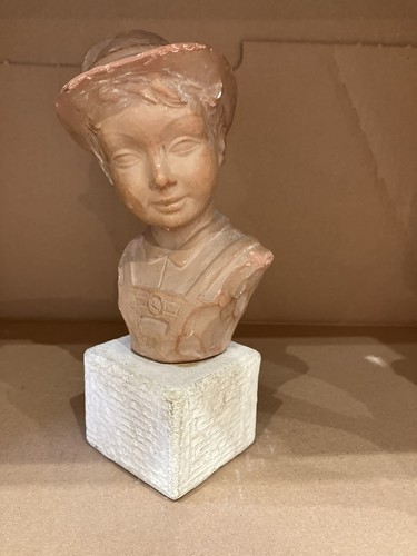 Bustes polychrome statuettes - bustes,