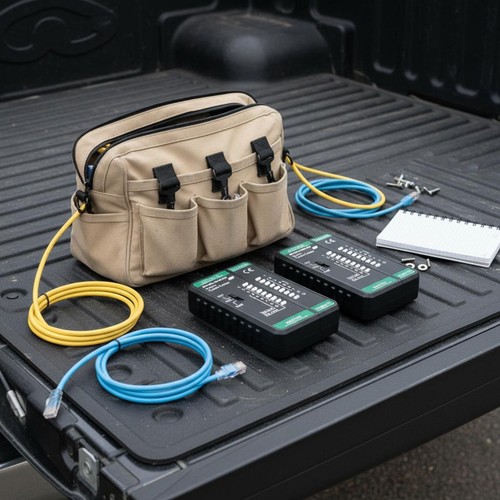 Testeur câble réseau rj45 - réseau,